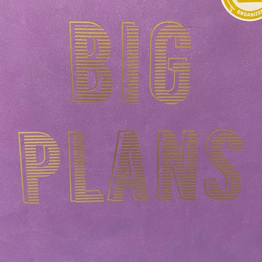 Purple & gold Undated Planner